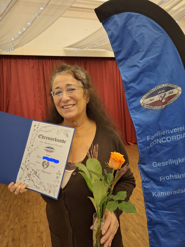 Ehrung der Mitglieder